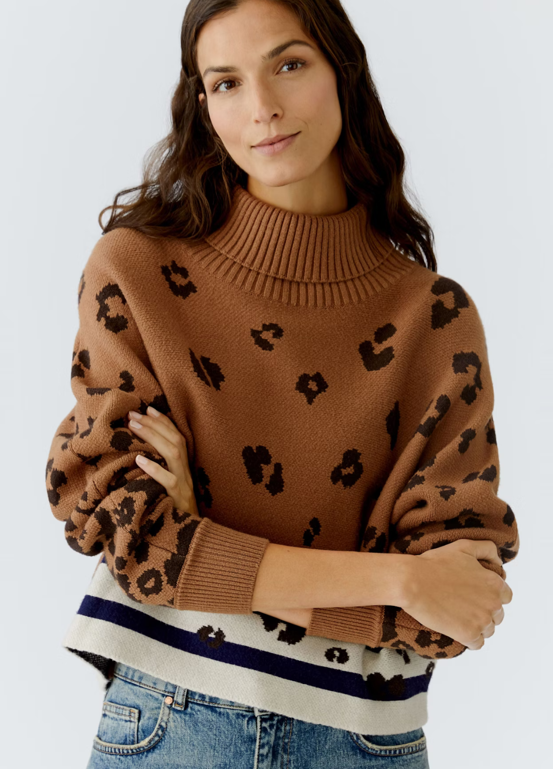 Oui - Camel Leo Jumper