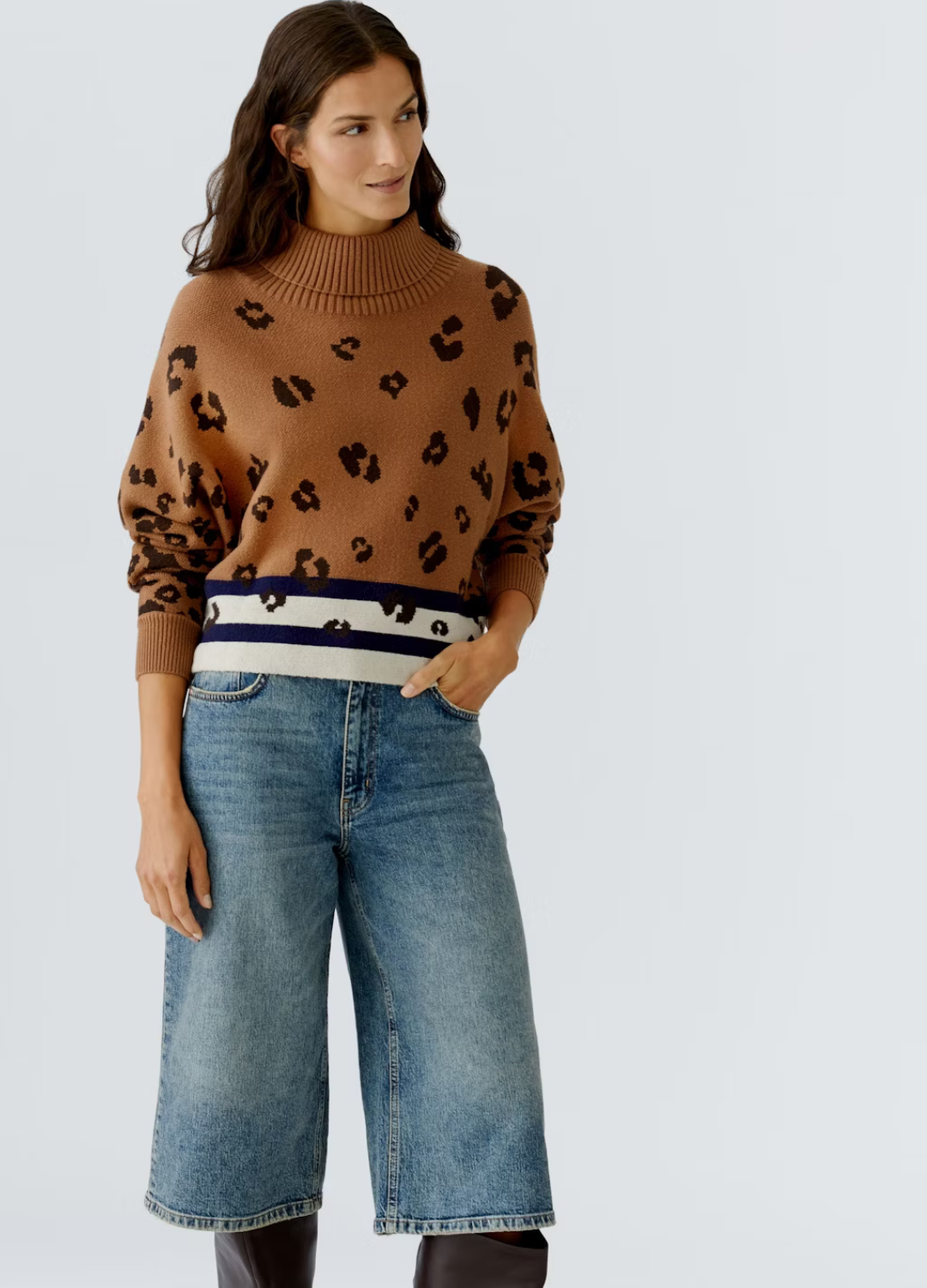 Oui - Camel Leo Jumper