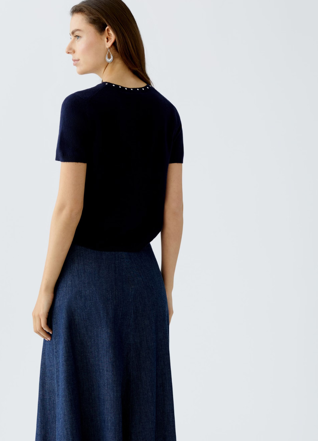 Oui - Dark Blue Jumper