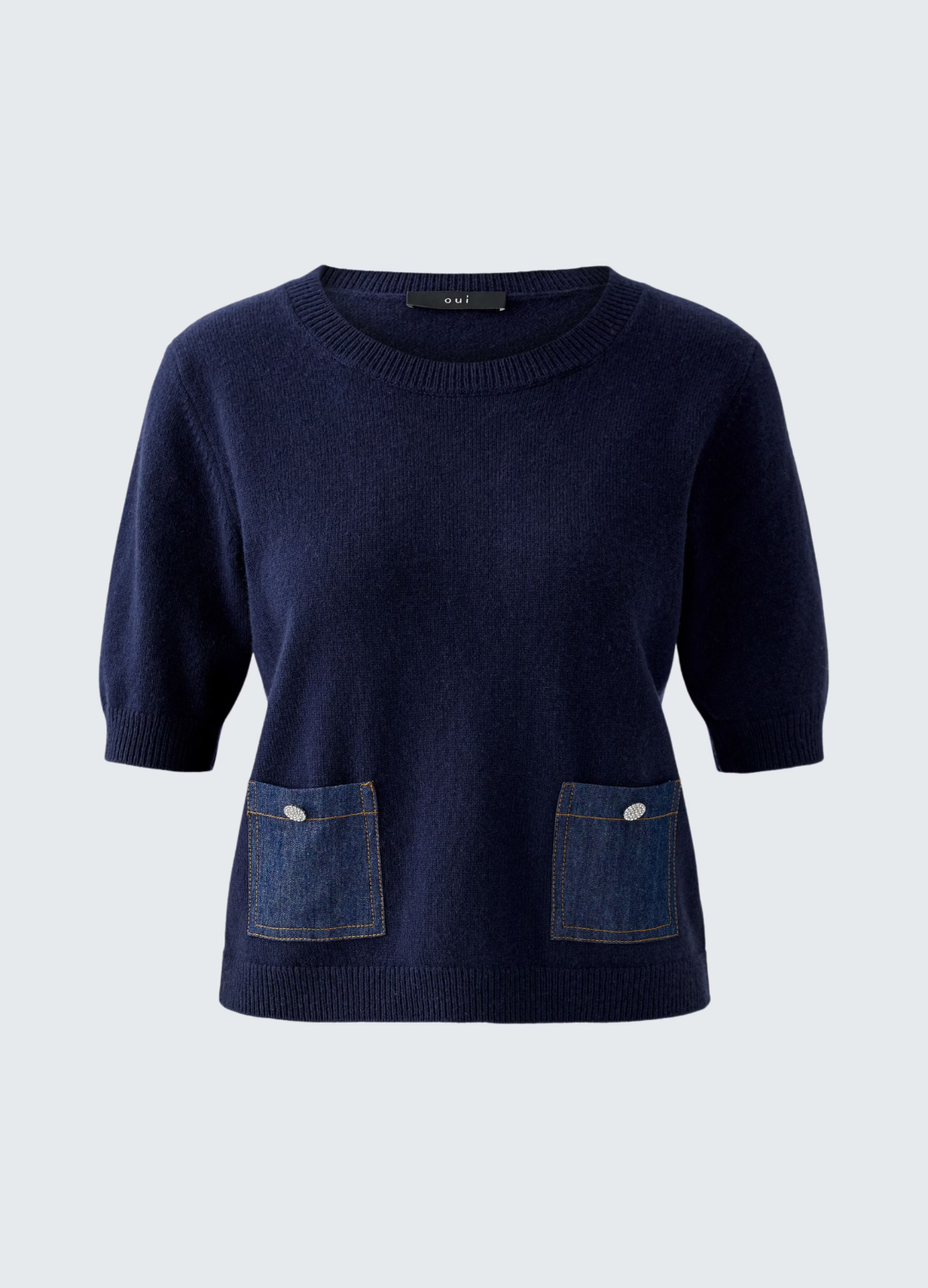 Oui - Denim Pocket Jumper
