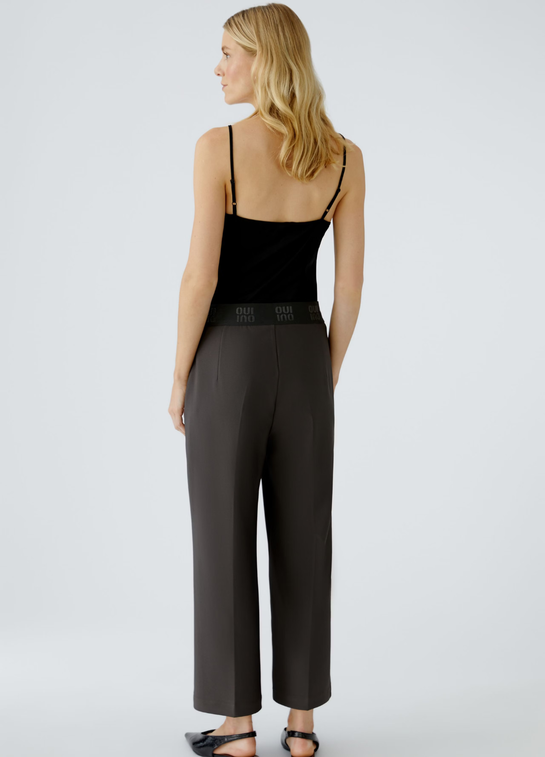 Oui - Espresso Waisted Pants