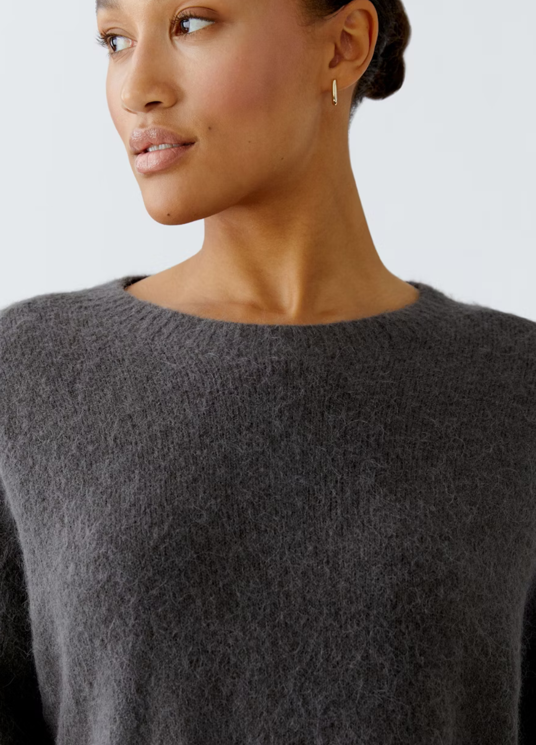 Oui - Espresso Wide Sleeve Jumper