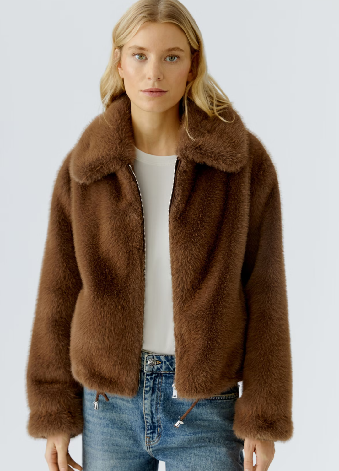 Oui - Faux Fur Jacket