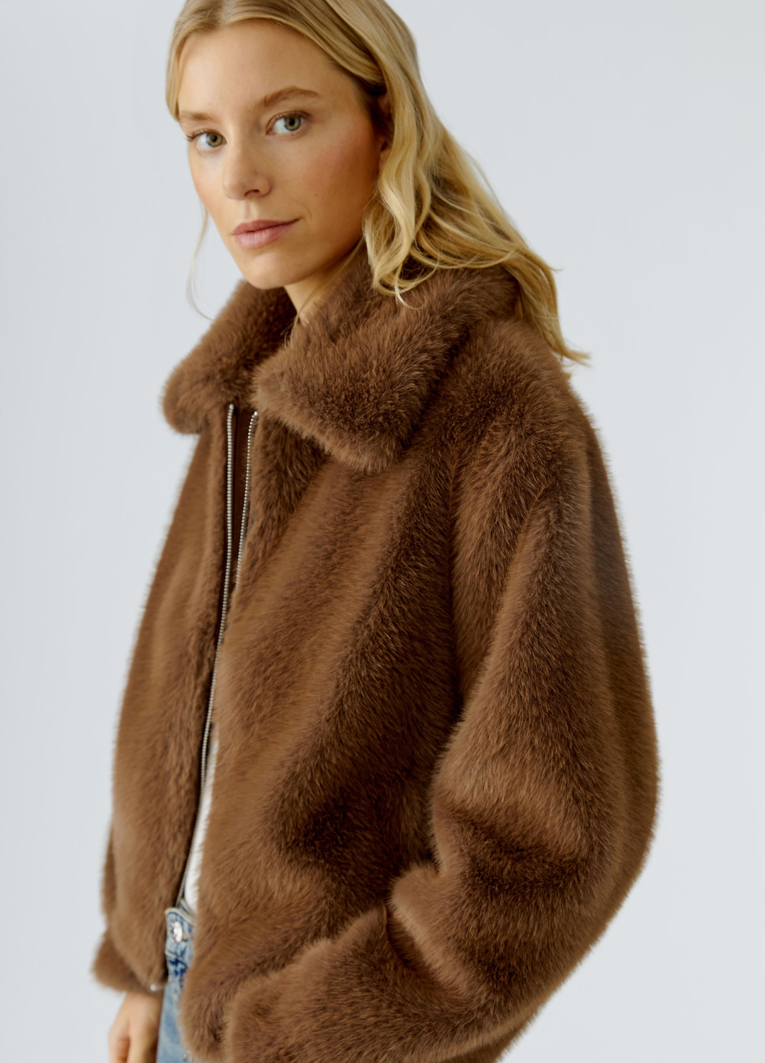 Oui - Faux Fur Jacket