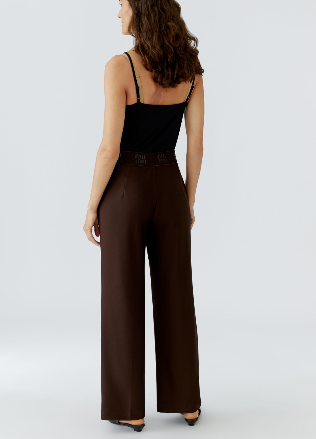Oui - Ganache Waisted Trousers