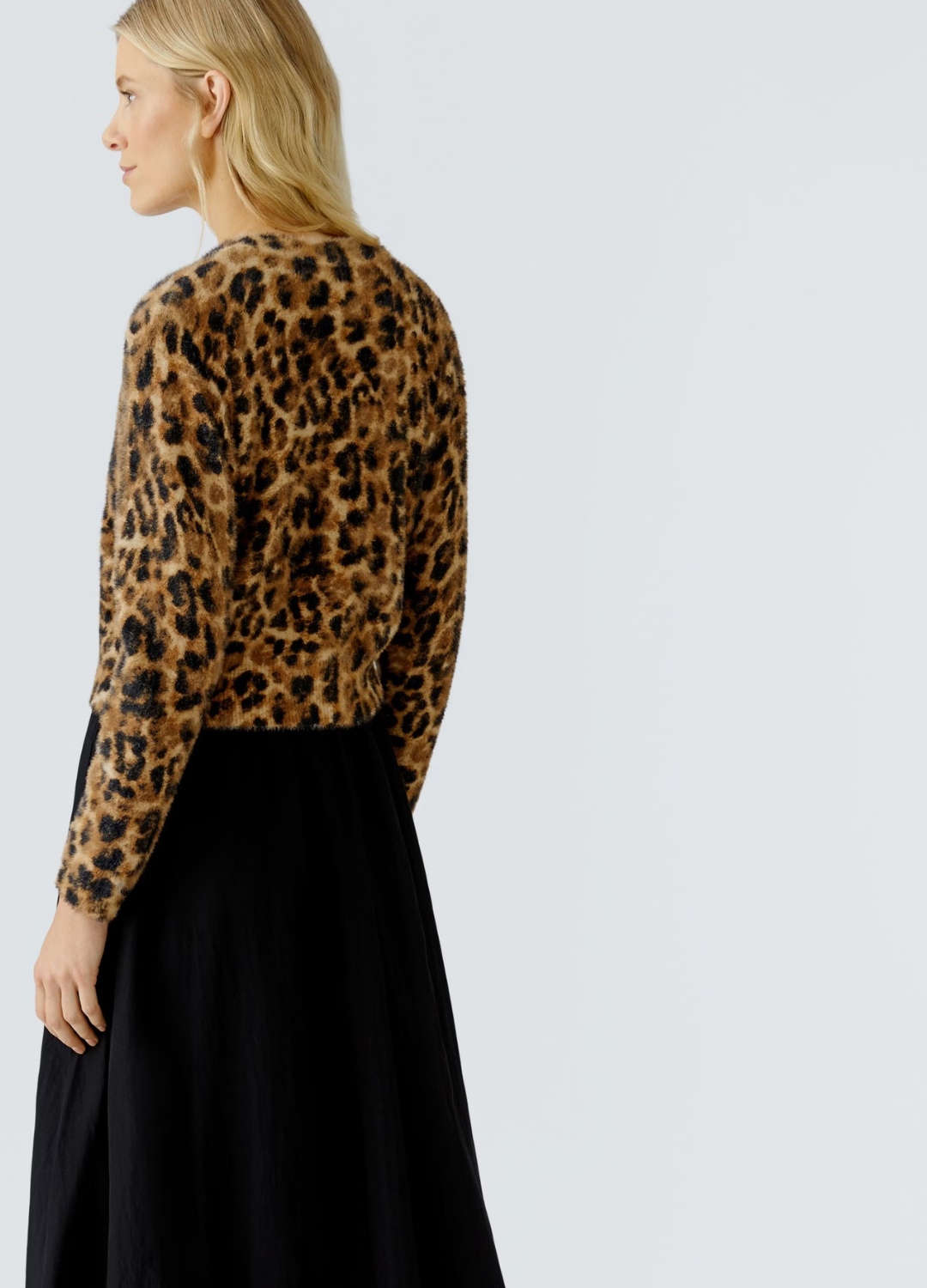 Oui - Leo Print Jumper