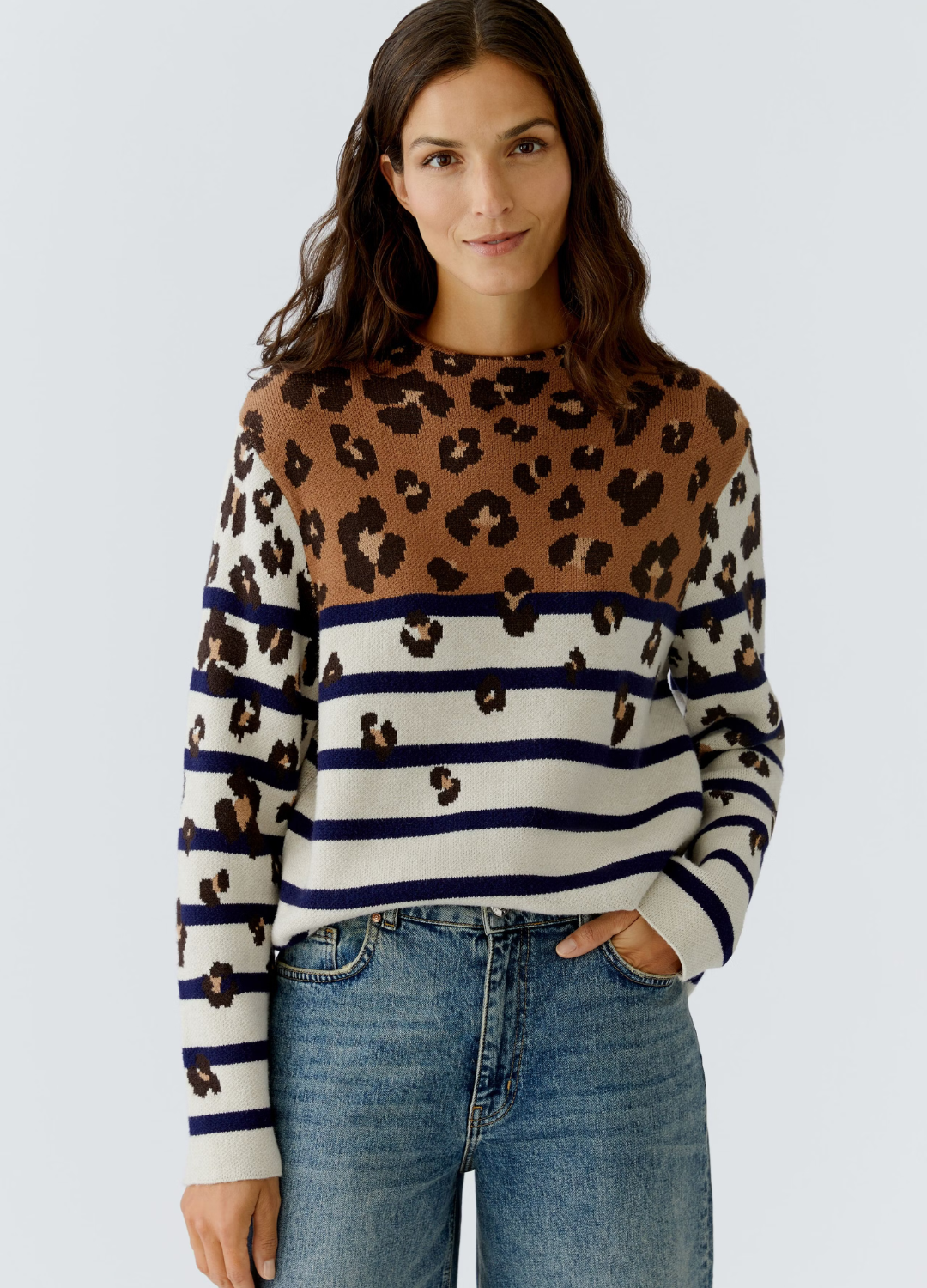 Oui - Leo Stripe Jumper