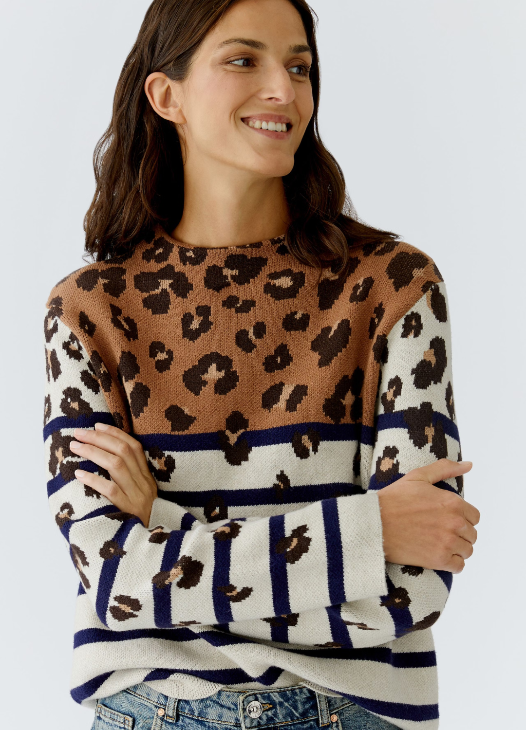 Oui - Leo Stripe Jumper