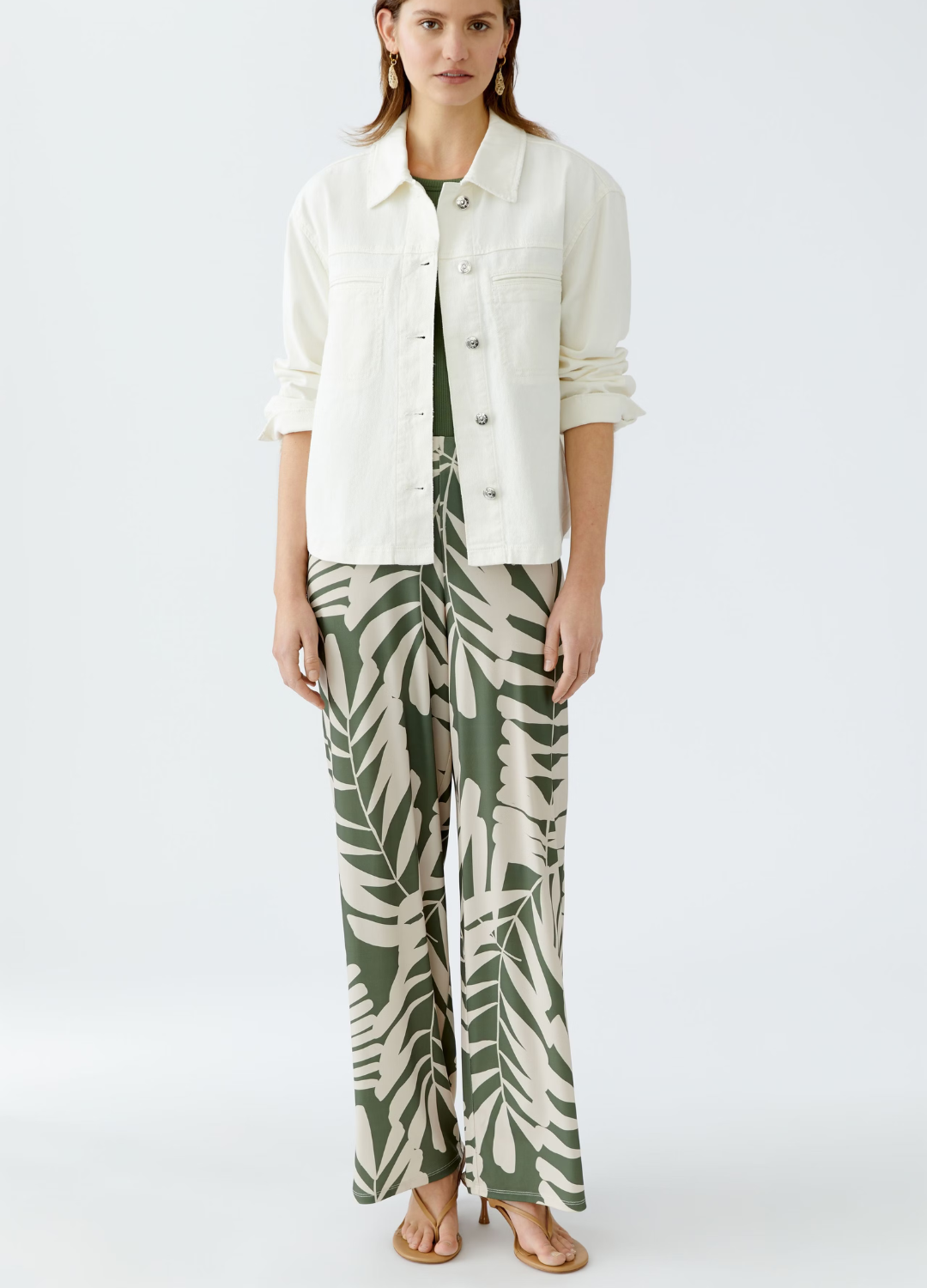 Oui - Tropical Trouser