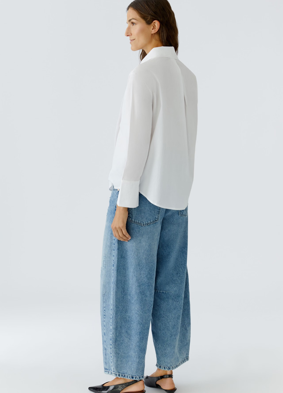 Oui - White Bow Shirt