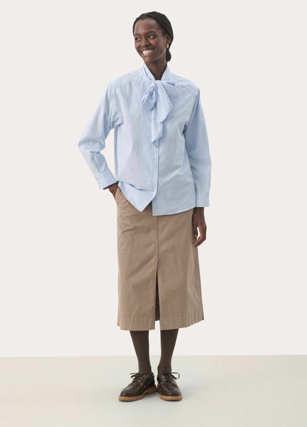 Part Two - Cotton Blue Patrizia Shirt