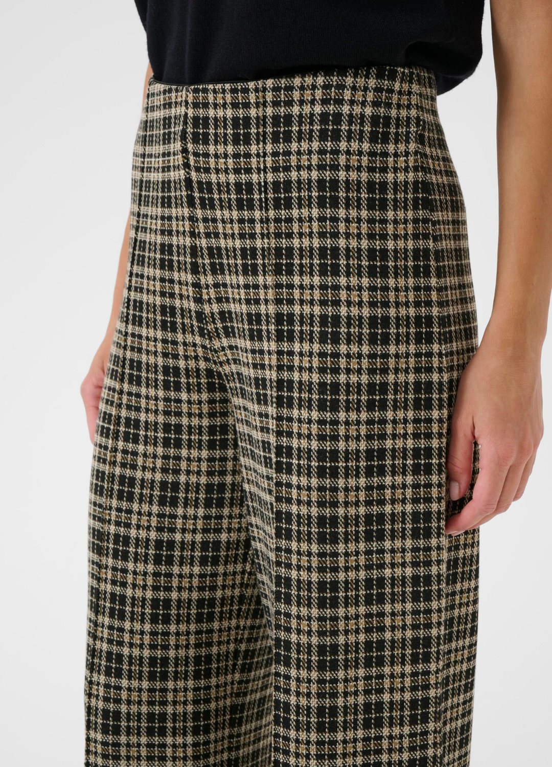Part Two - Ilisan Dark Navy Check Pants