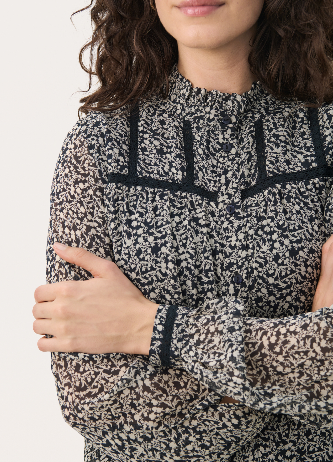 Part Two - Leolu Dark Navy Paisley Shirt