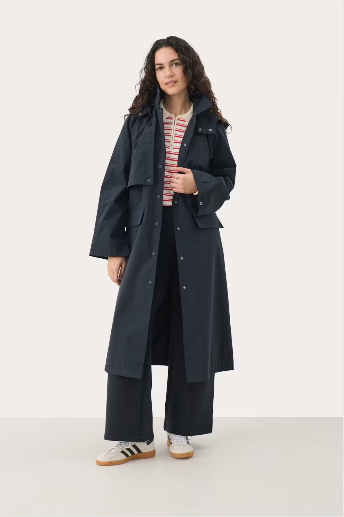 Part Two - Noir Mac Coat in Navy