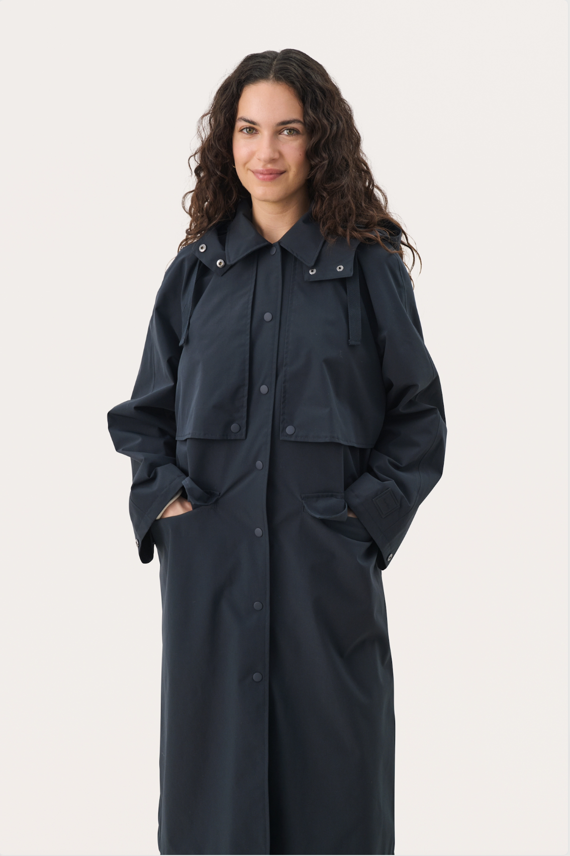 Part Two - Noir Mac Coat in Navy