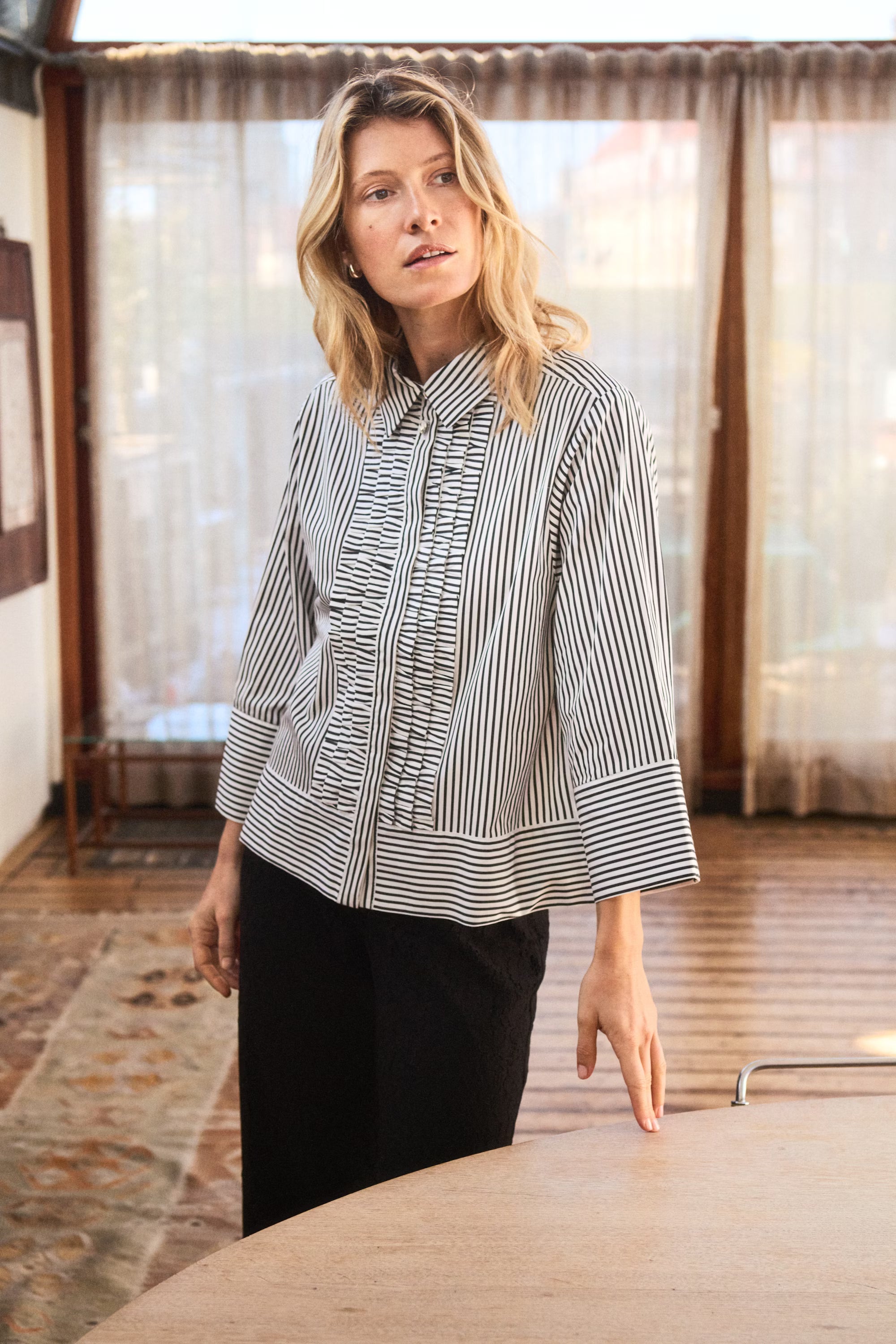 Diamonds And Pearls Part Two - Vinny Stripe Blouse