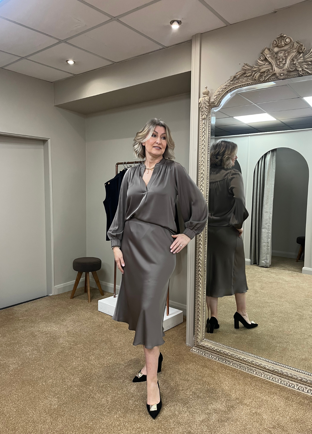 Silk 95 Five - Chamonix Midi Skirt