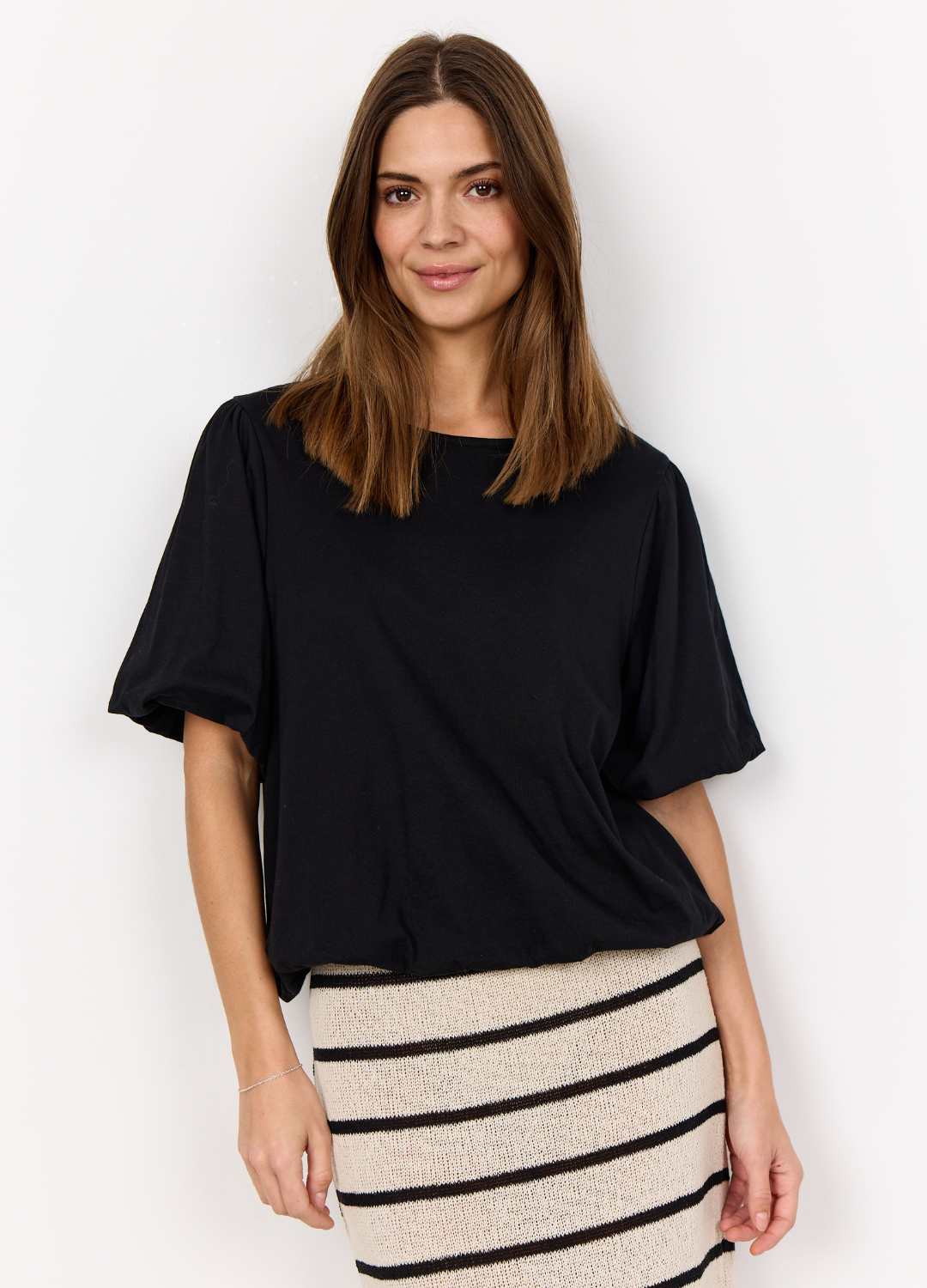 Soya Concept - Derby Black T-Shirt