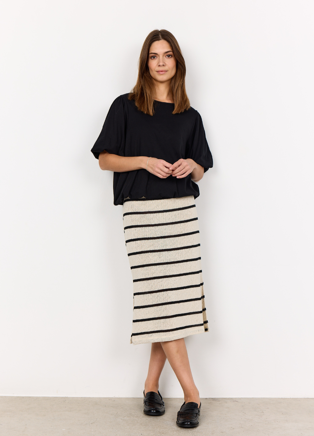 Soya Concept - Derby Black T-Shirt