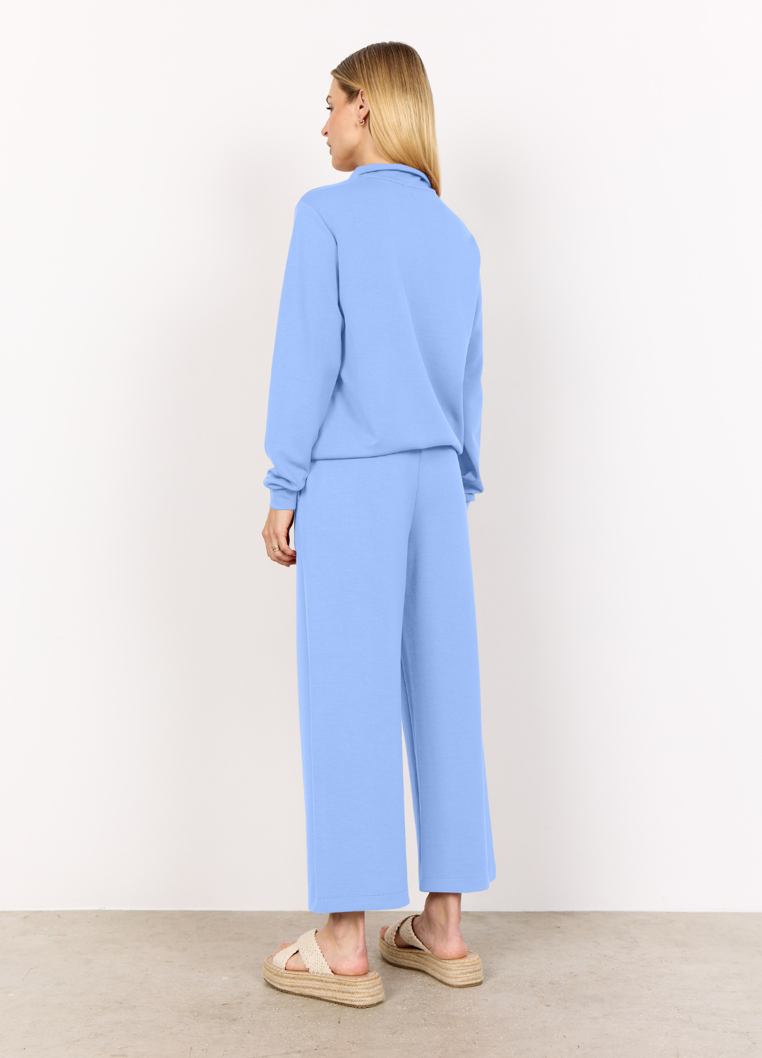 Soya Concept - Hydrangea Blue Banu Sweater