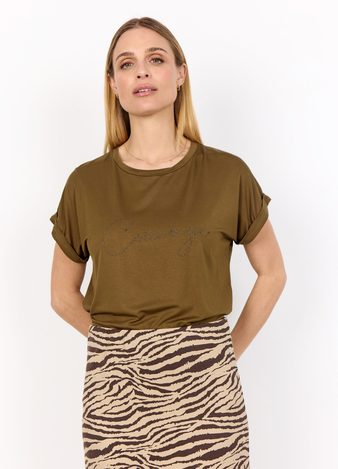 Soya Concept - Marcia Misty Olive T-Shirt