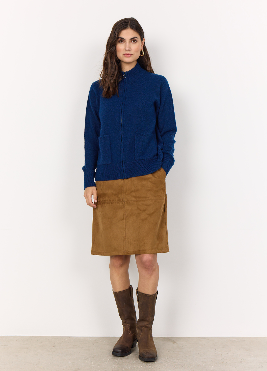 Soya Concept - Nessie Estate Blue Cardigan