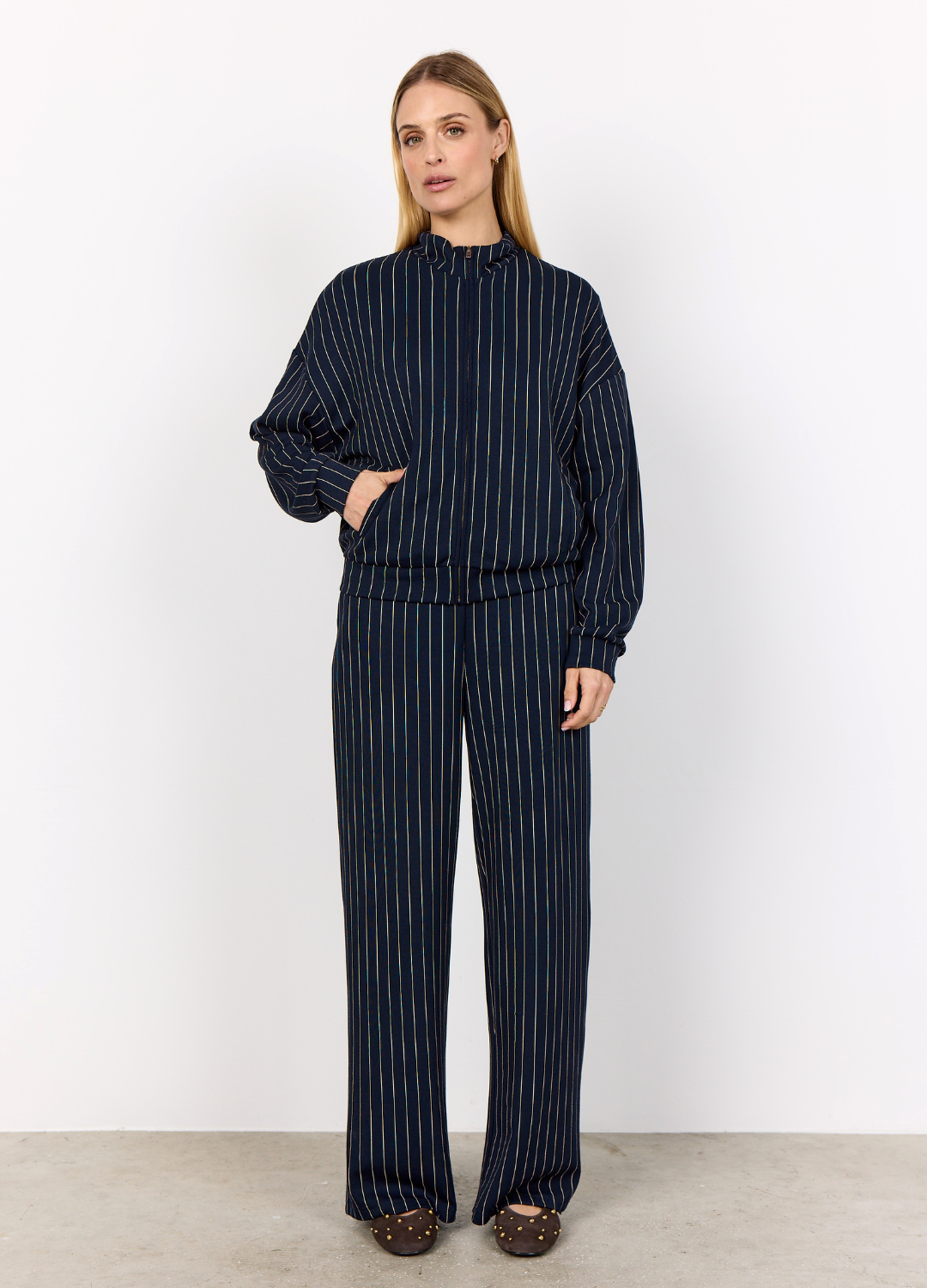 Soya Concept - Siri Navy Stripe Jacket