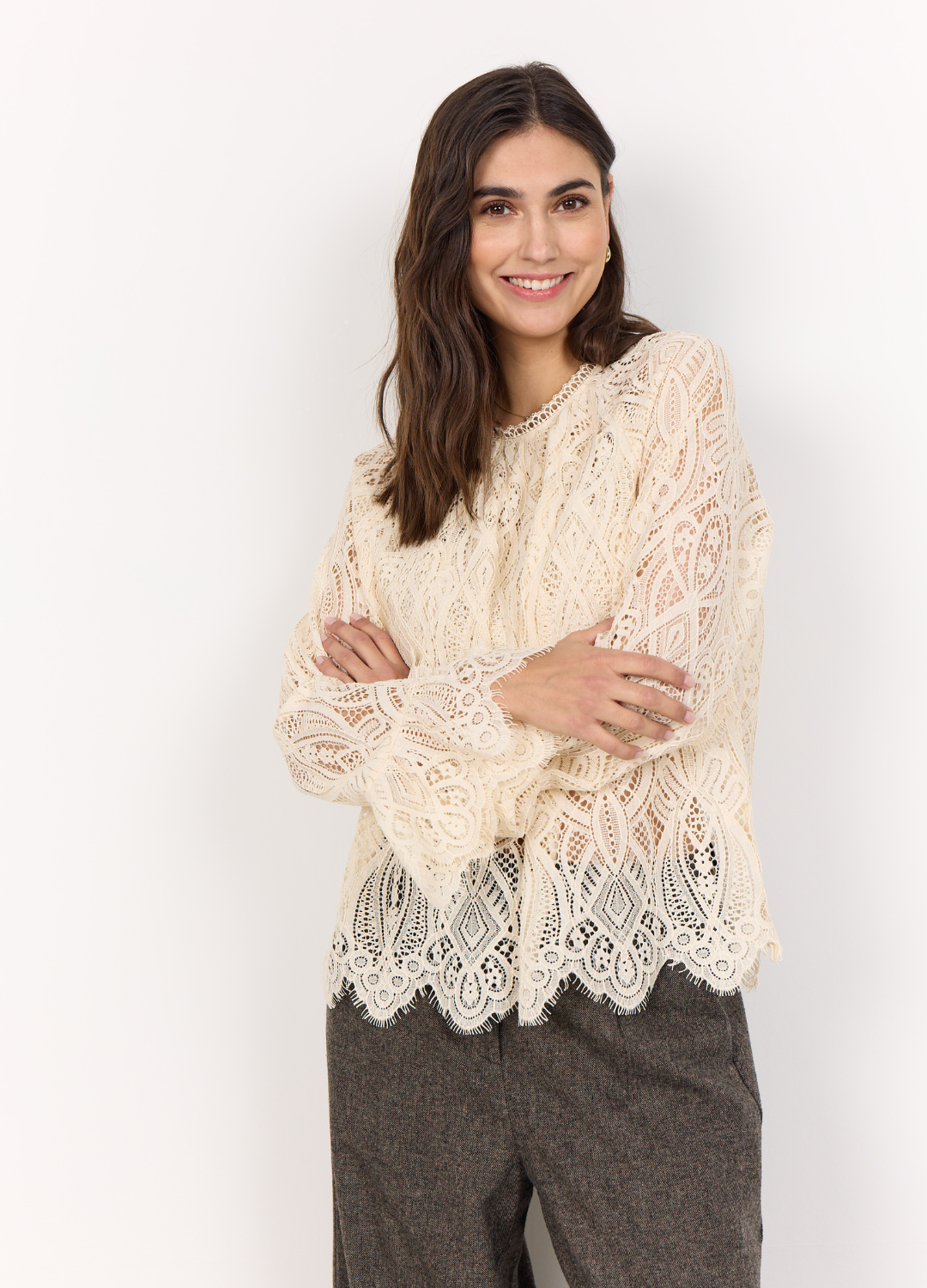 Soya Concept - Vahida Cream Blouse