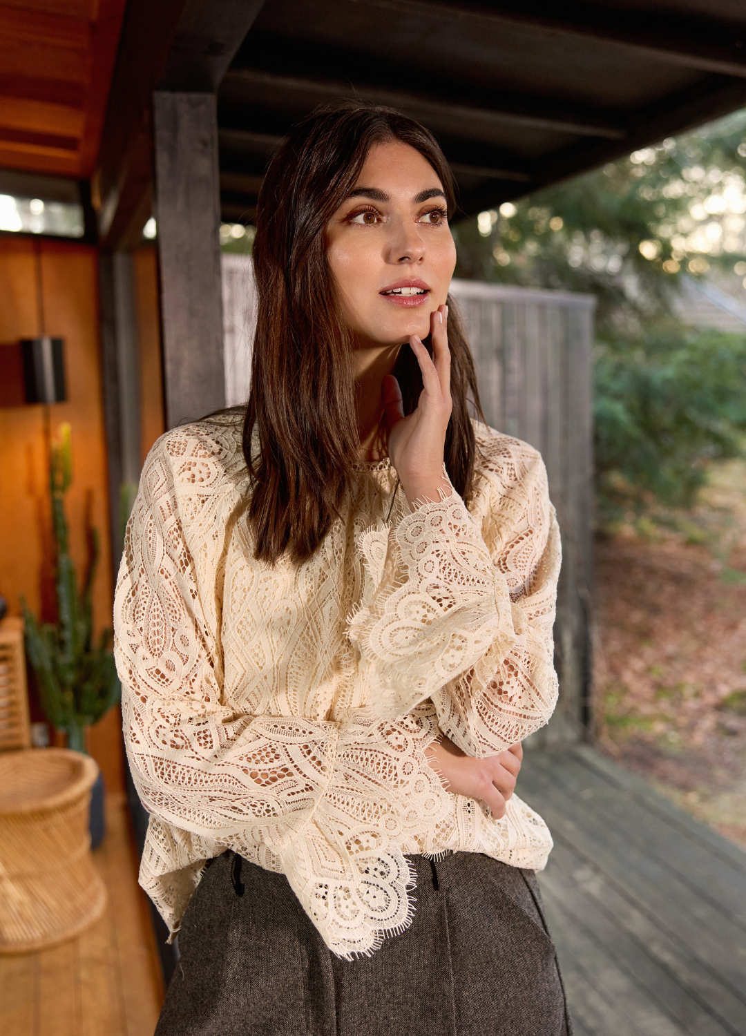 Soya Concept - Vahida Cream Blouse