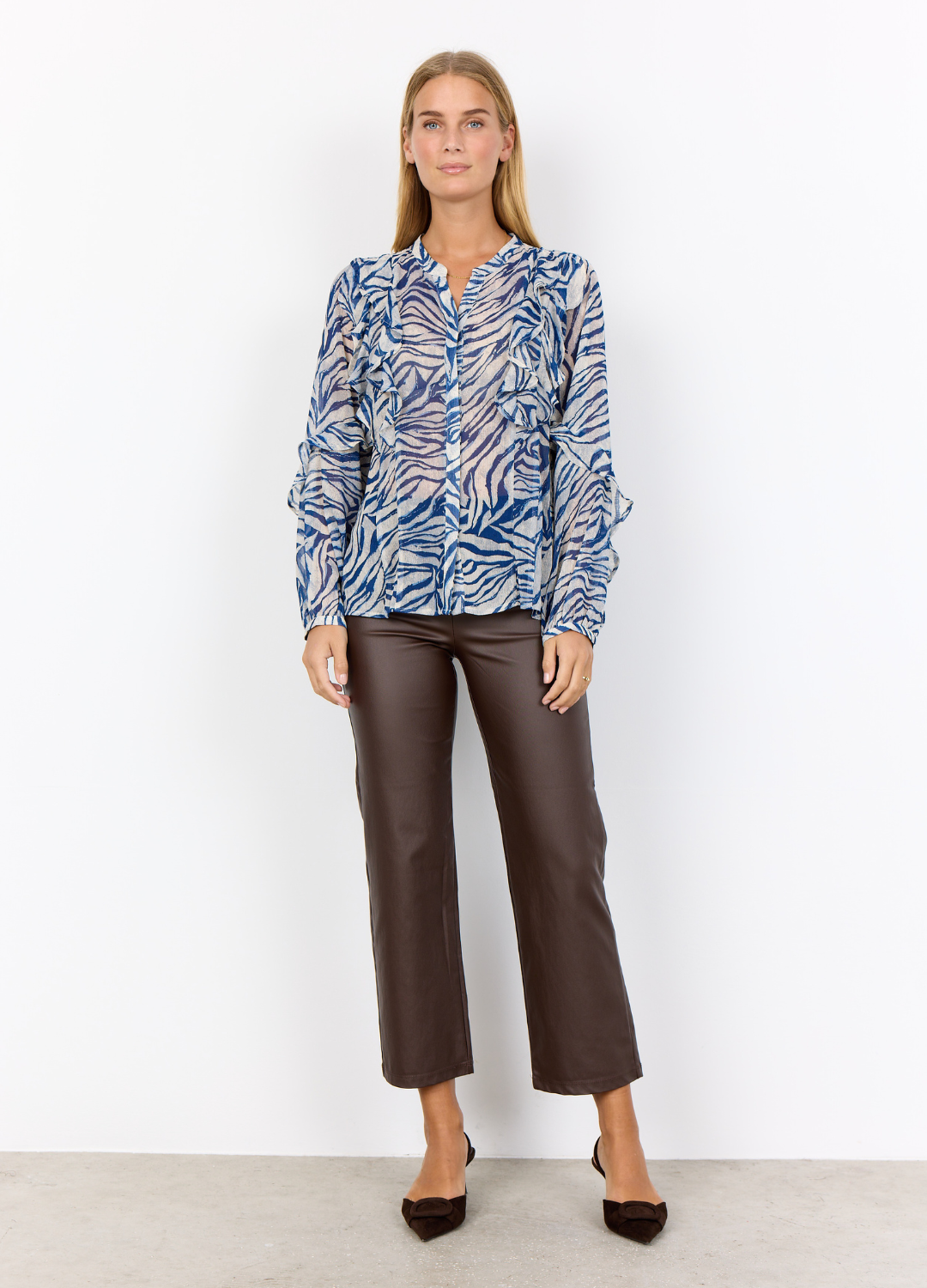 Soya Concept - Valborg Estate Blue Shirt