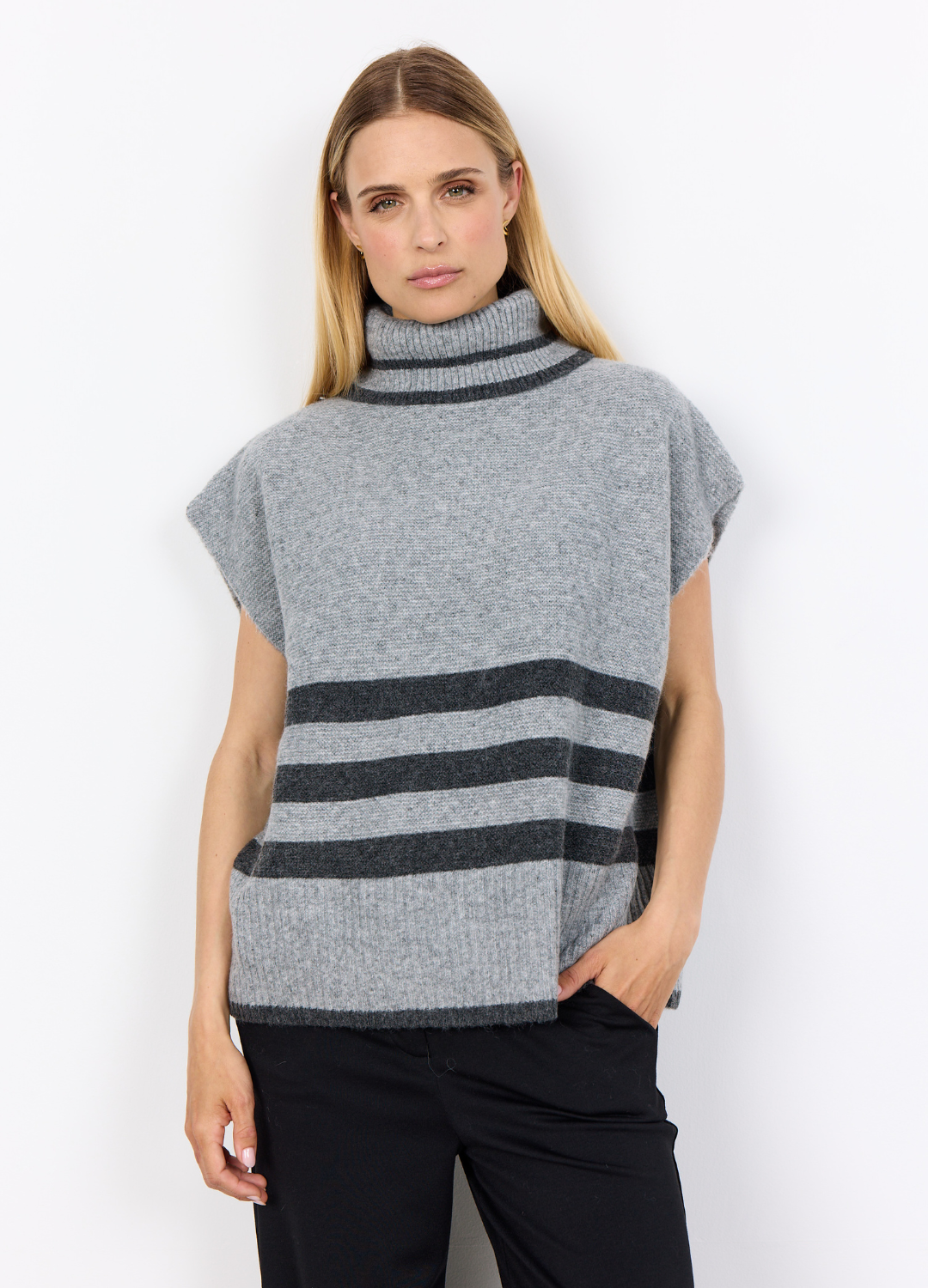 Soya Concept - Vif Grey Waistcoat