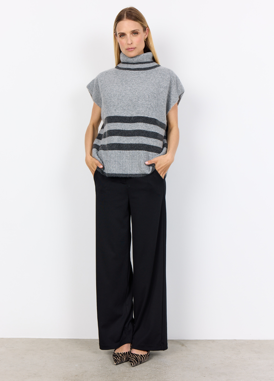 Soya Concept - Vif Grey Waistcoat