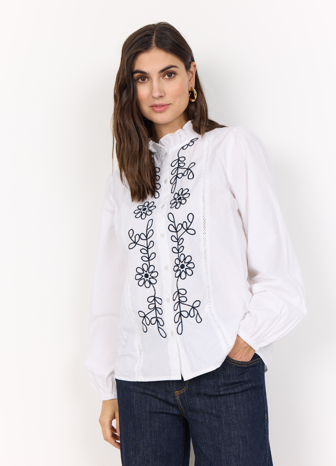 Soya Concept - Vinca White Shirt