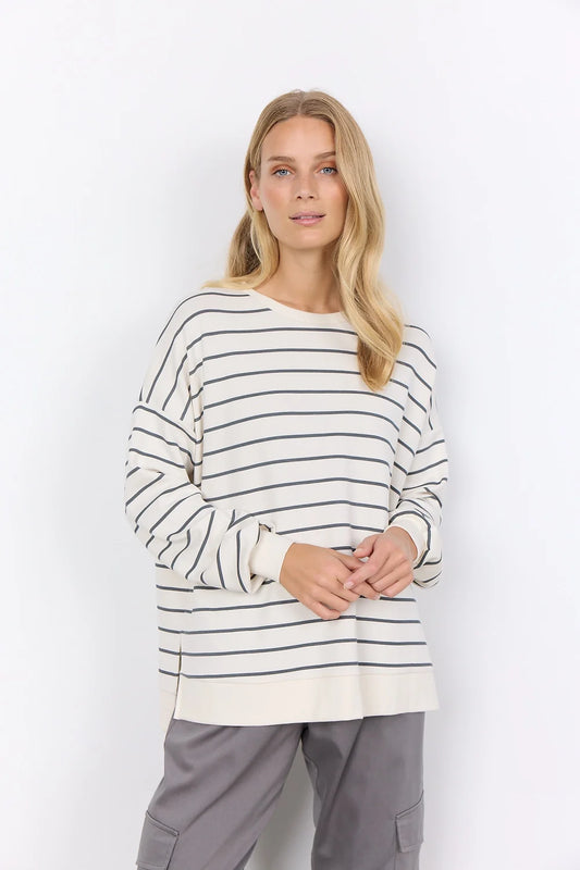 Barni Roundneck Stripe Sweater