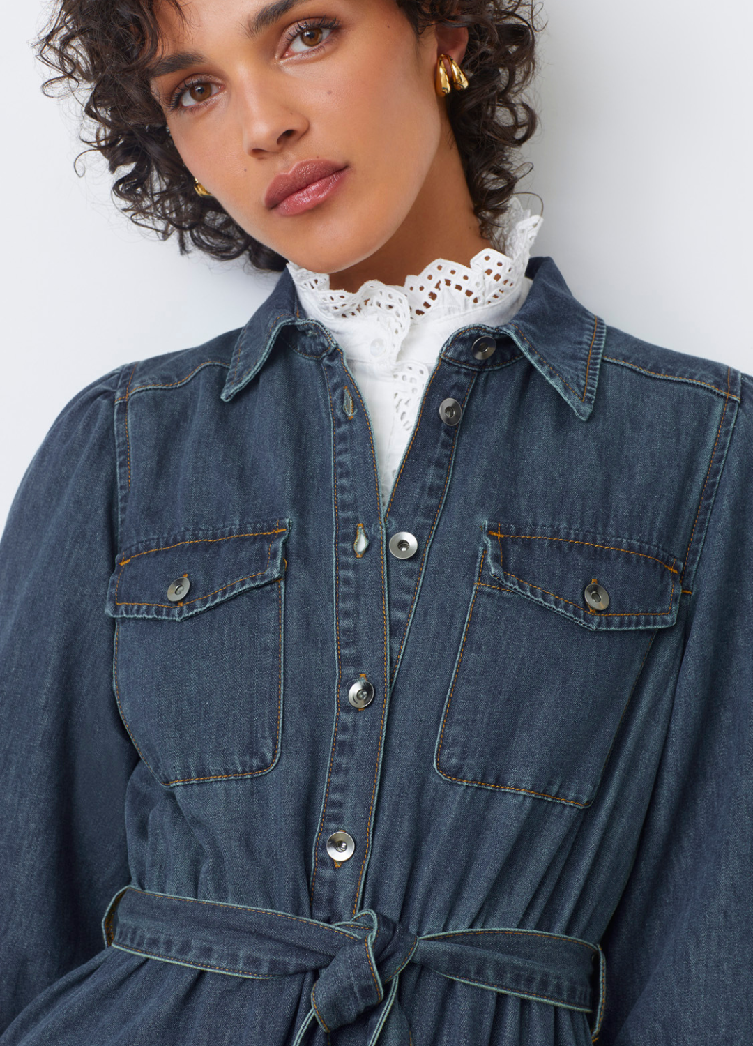 Suncoo - Clarck Denim Dress