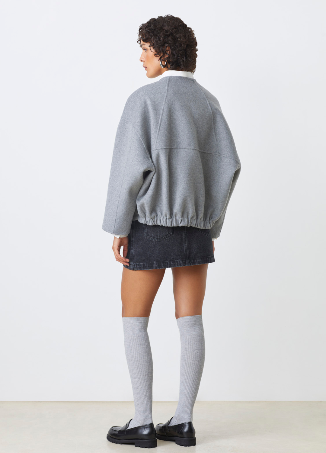 Suncoo - Eddy Grey Wool Jacket