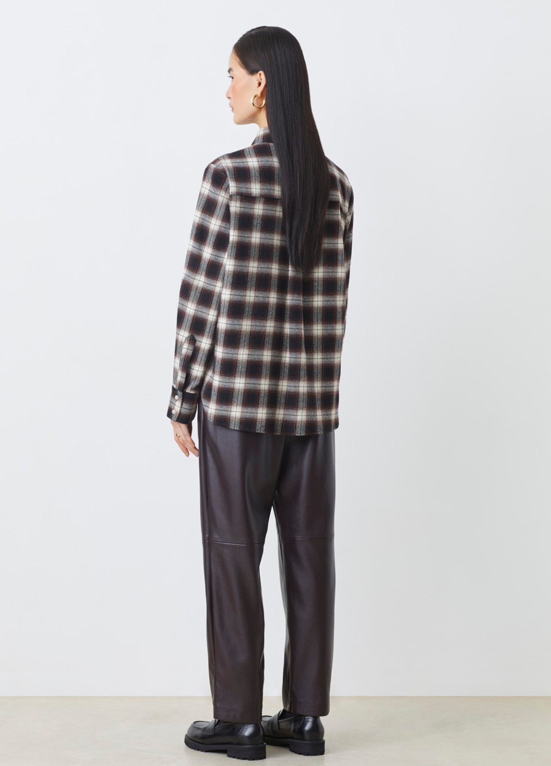 Suncoo - Joe Prune Pleather Pants