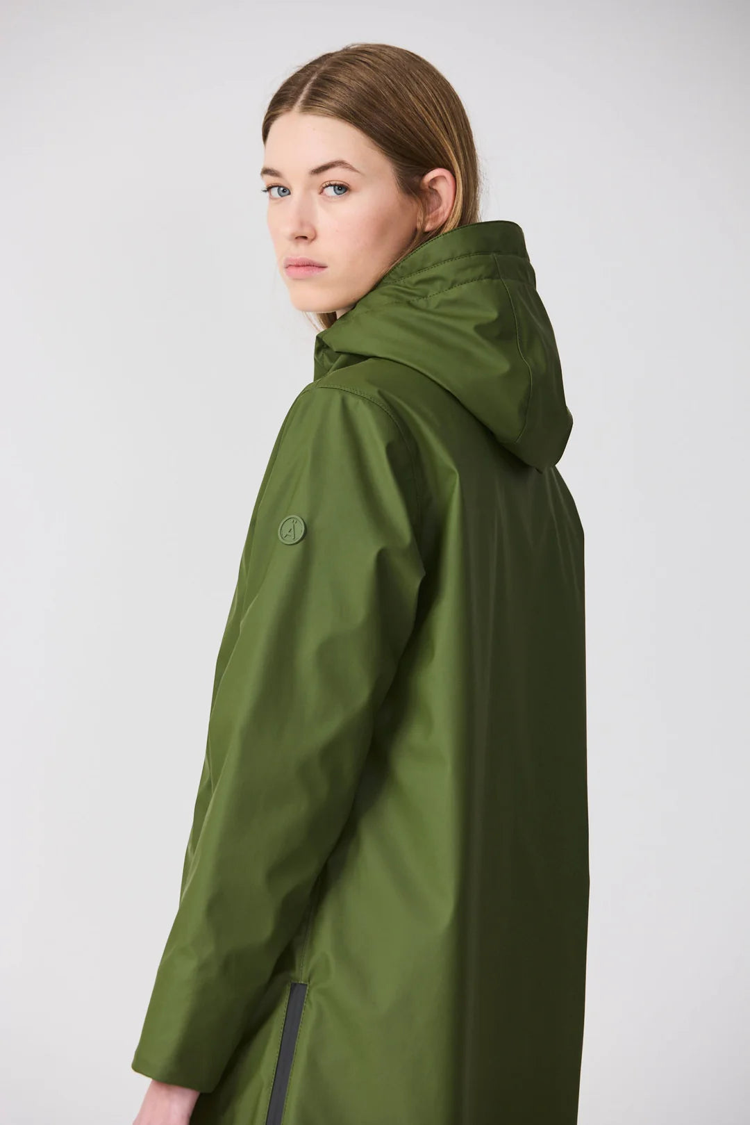 Tanta - Tormenta Bronze Green Raincoat