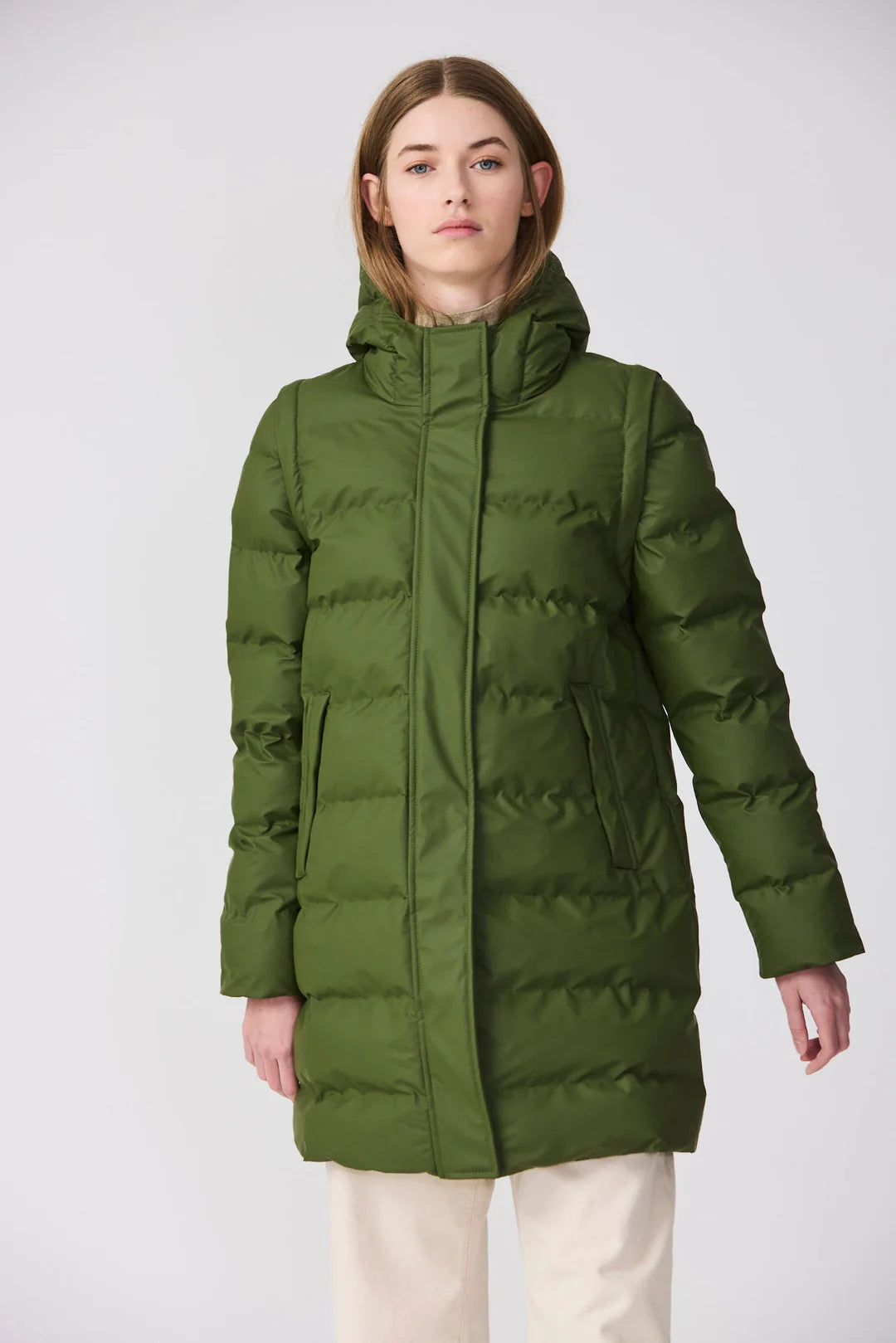 Tanta - Stuhu Bronze Green Raincoat