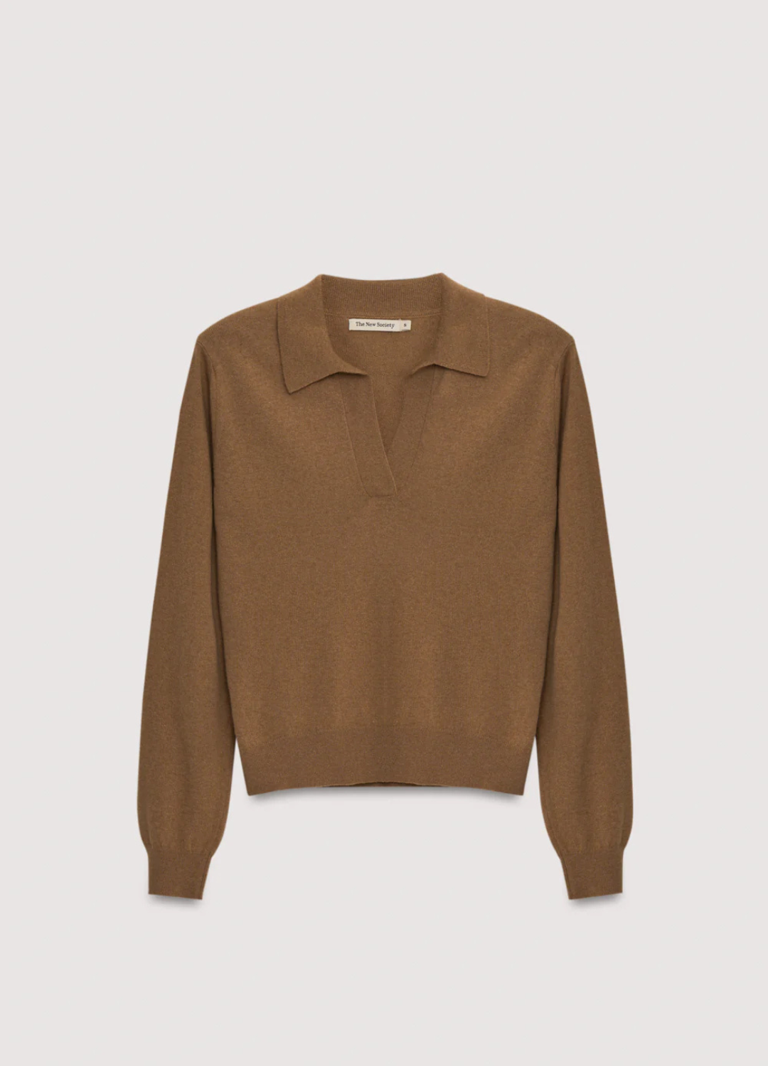 The New Society - Agatha Camel Touch Cashmere Polo