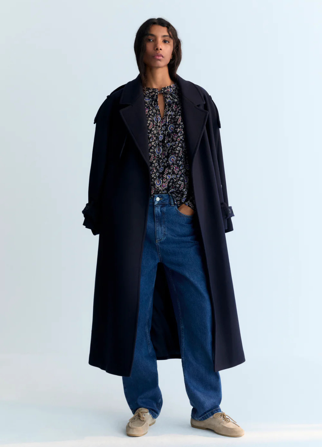 The New Society - Francisca Print Blouse