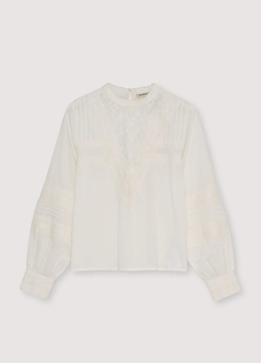 The New Society - Perla Moonlight White Blouse