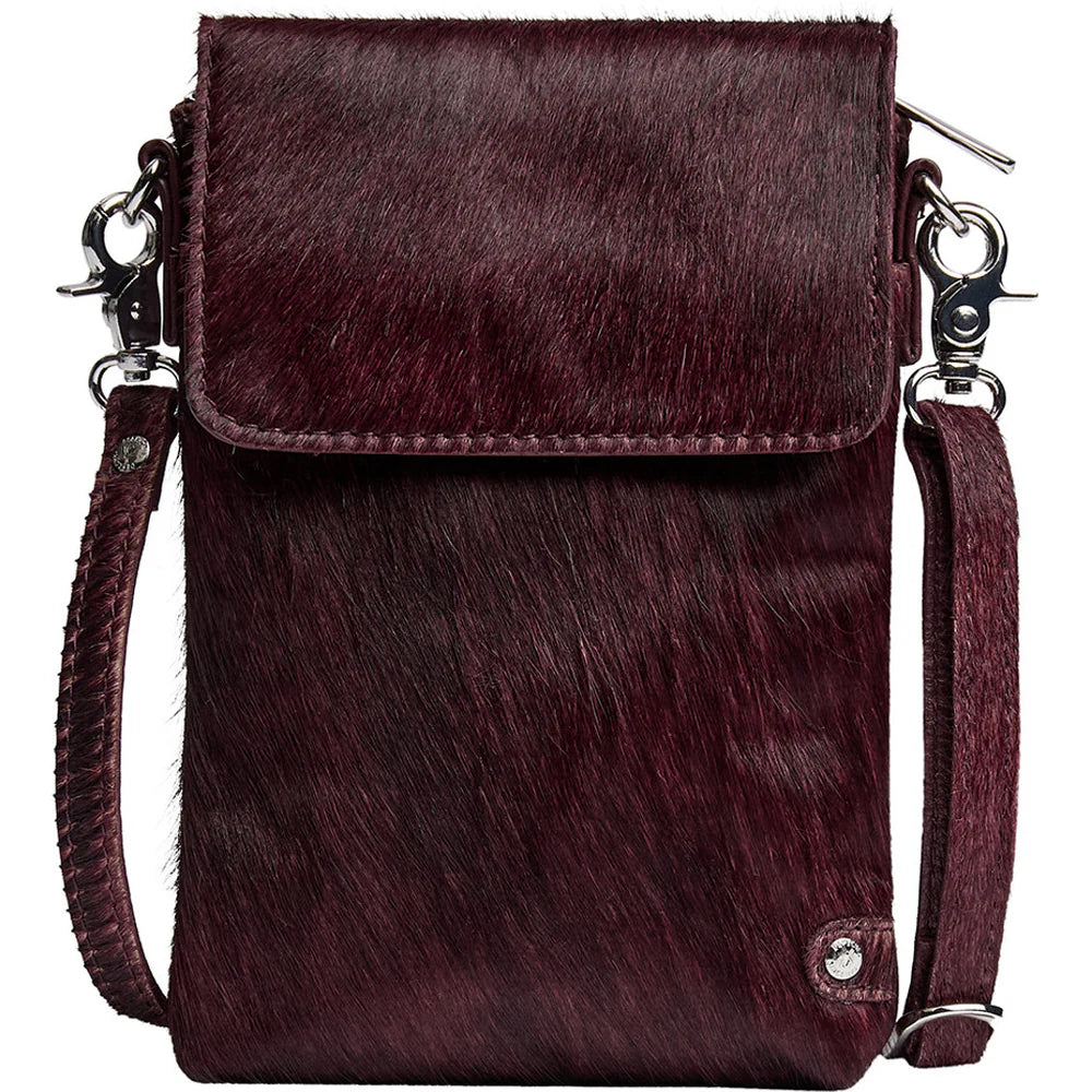 Depeche - Trendy Cow Ox Blood Mobile Bag
