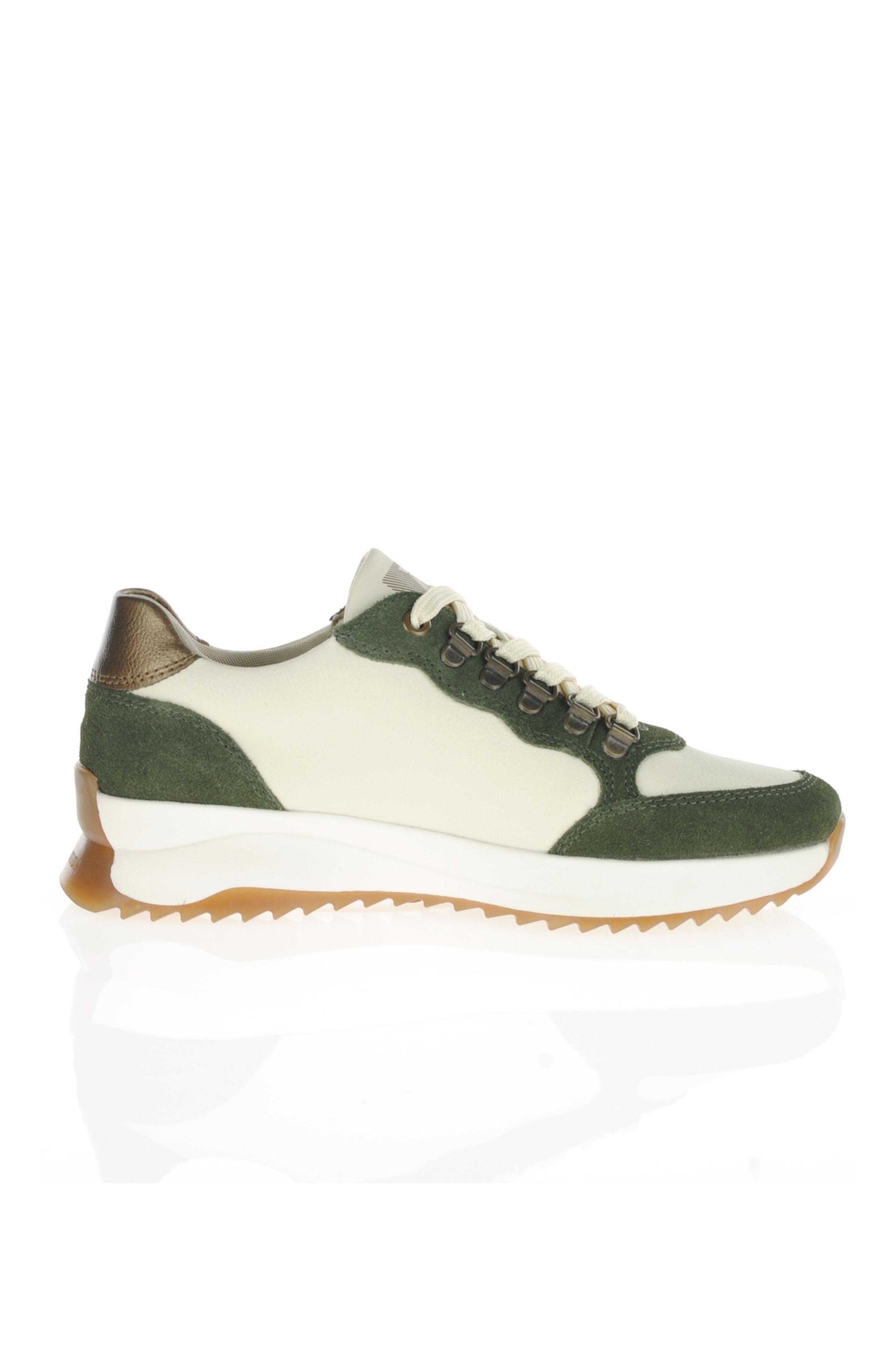 W1305-60 - Rieker Green Combi Retro Trainer