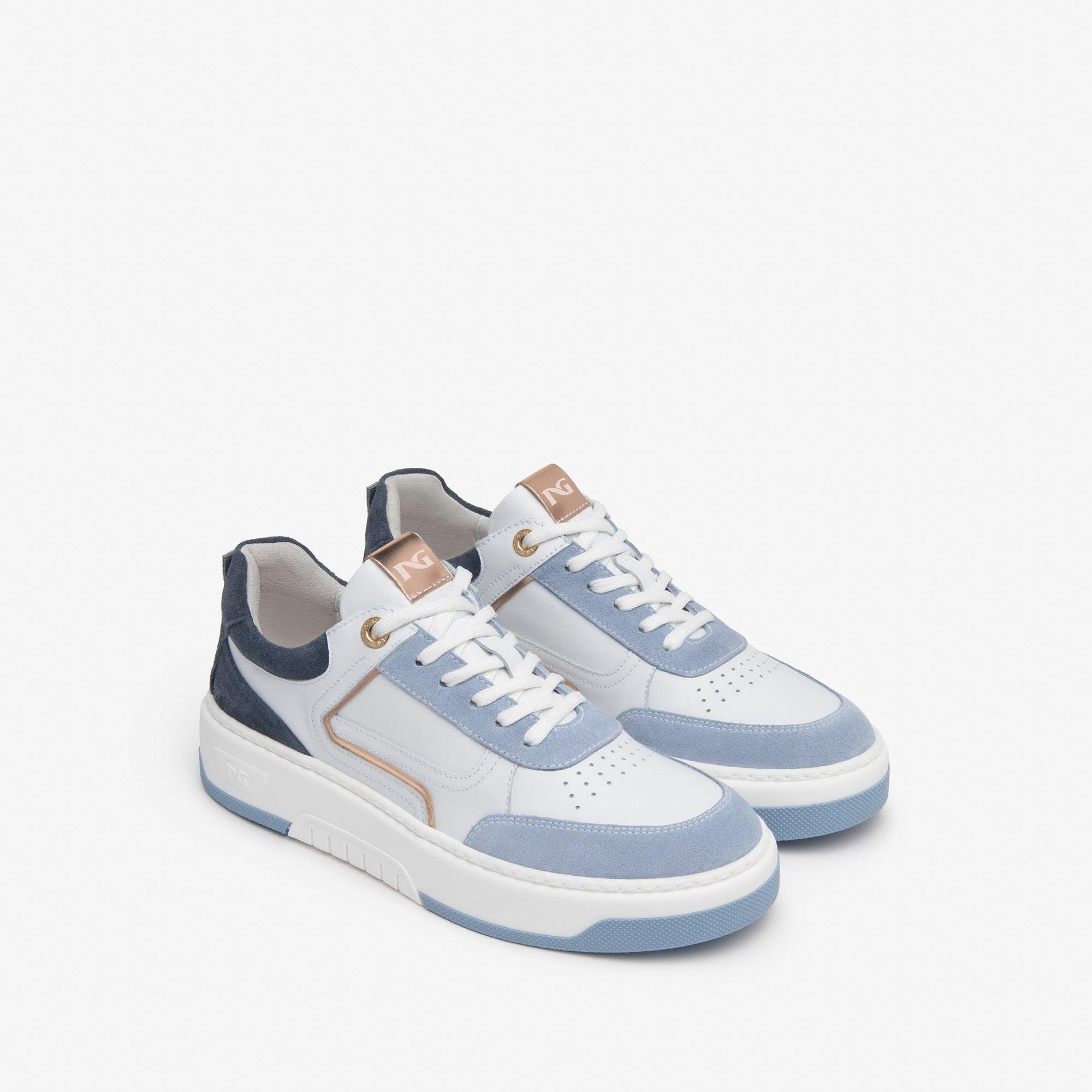 Nero Giardini Blue & White Sneaker - Diamonds & Pearls