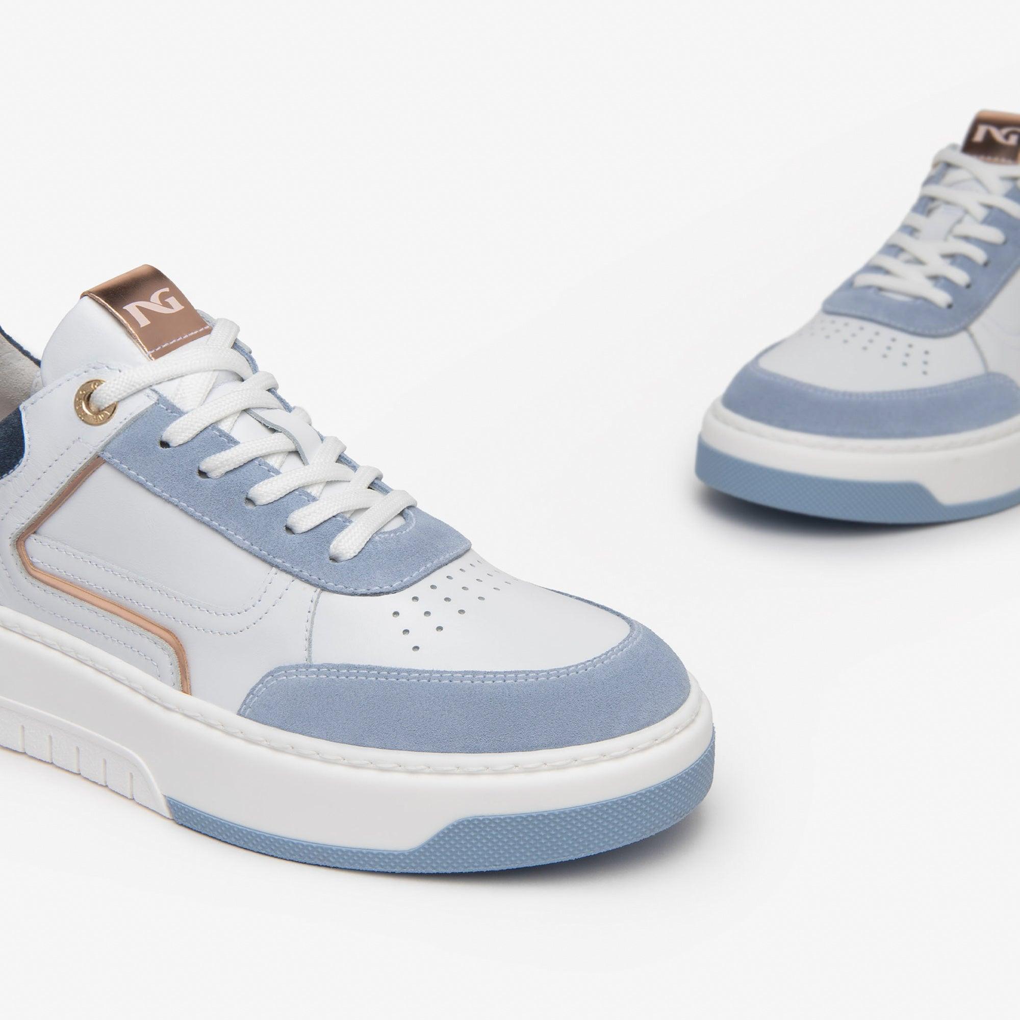 Nero Giardini Blue & White Sneaker - Diamonds & Pearls
