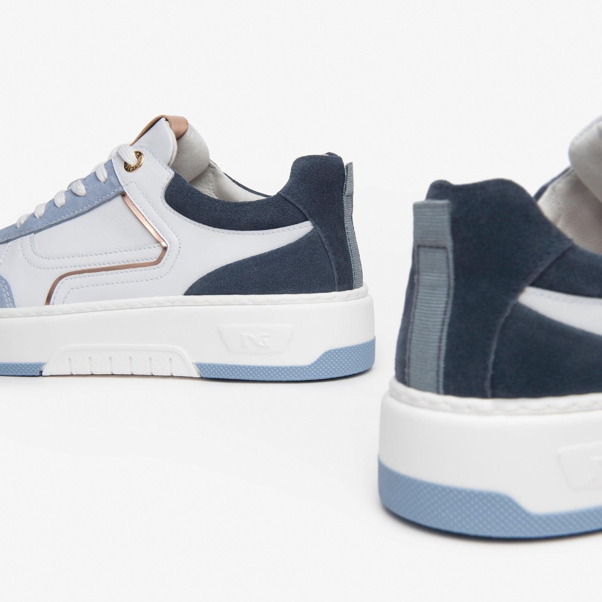 Nero Giardini Blue & White Sneaker - Diamonds & Pearls