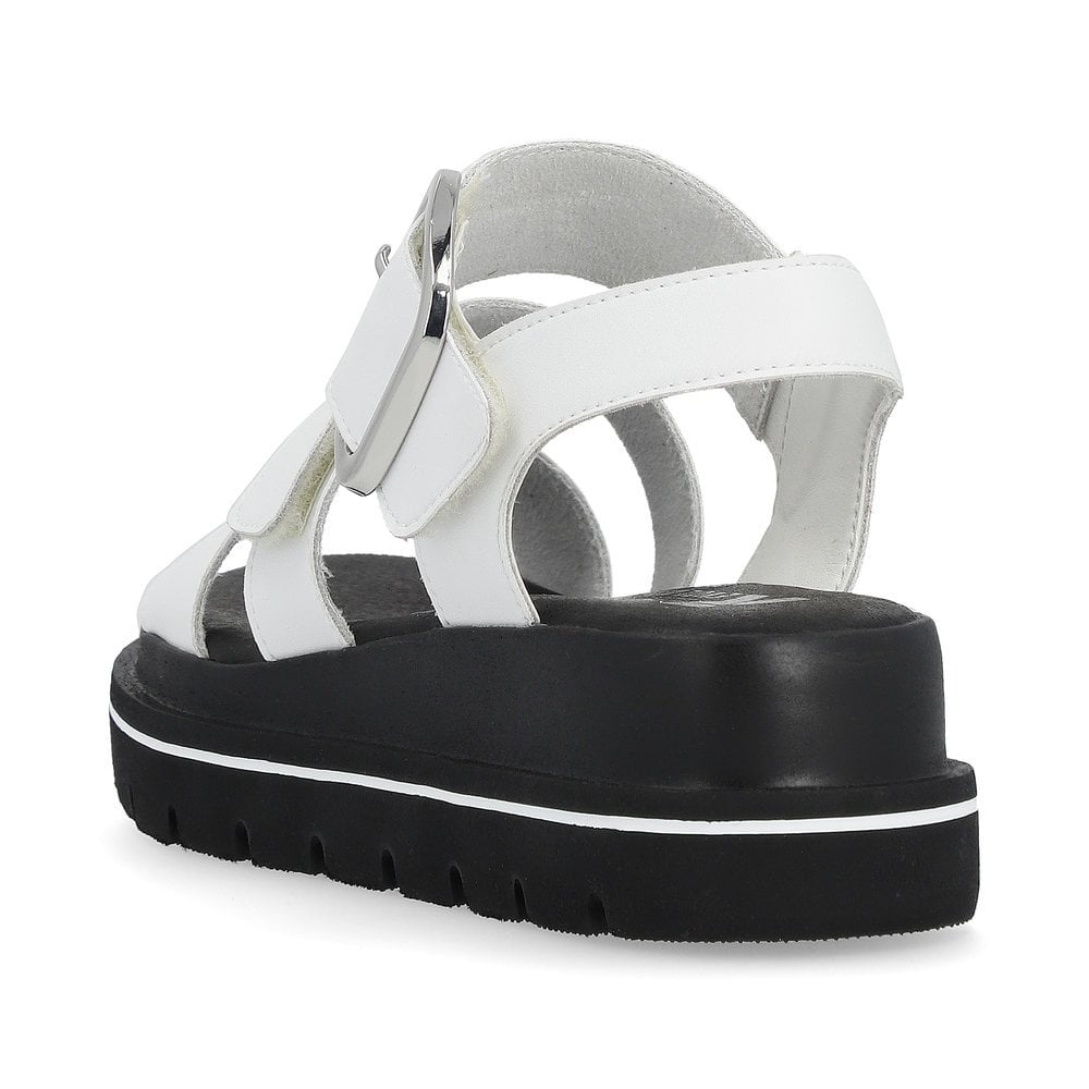 W1650-80 - White Strap Sandal