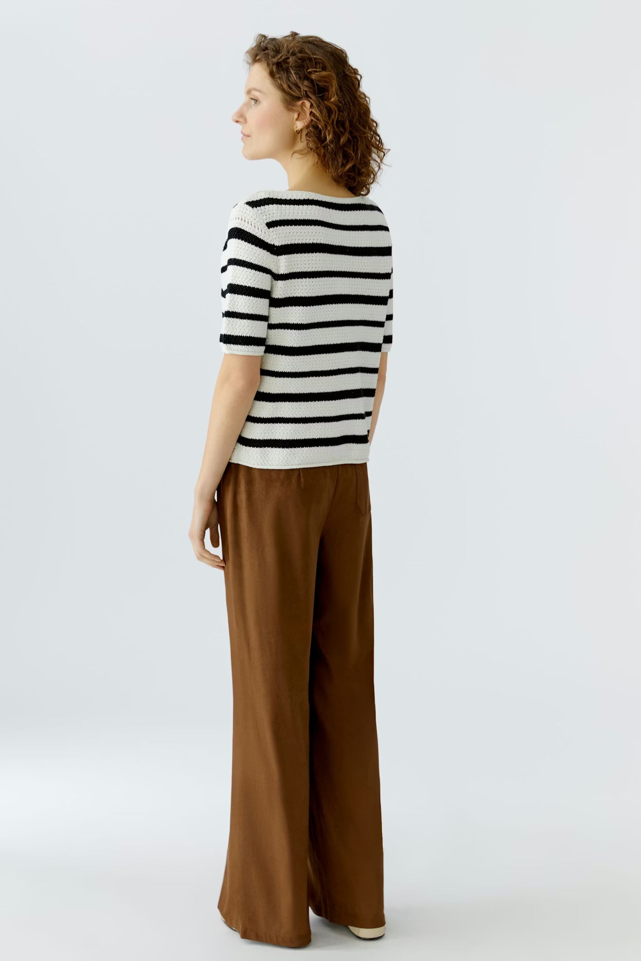 Oui - Stripe Pocket Short Knit
