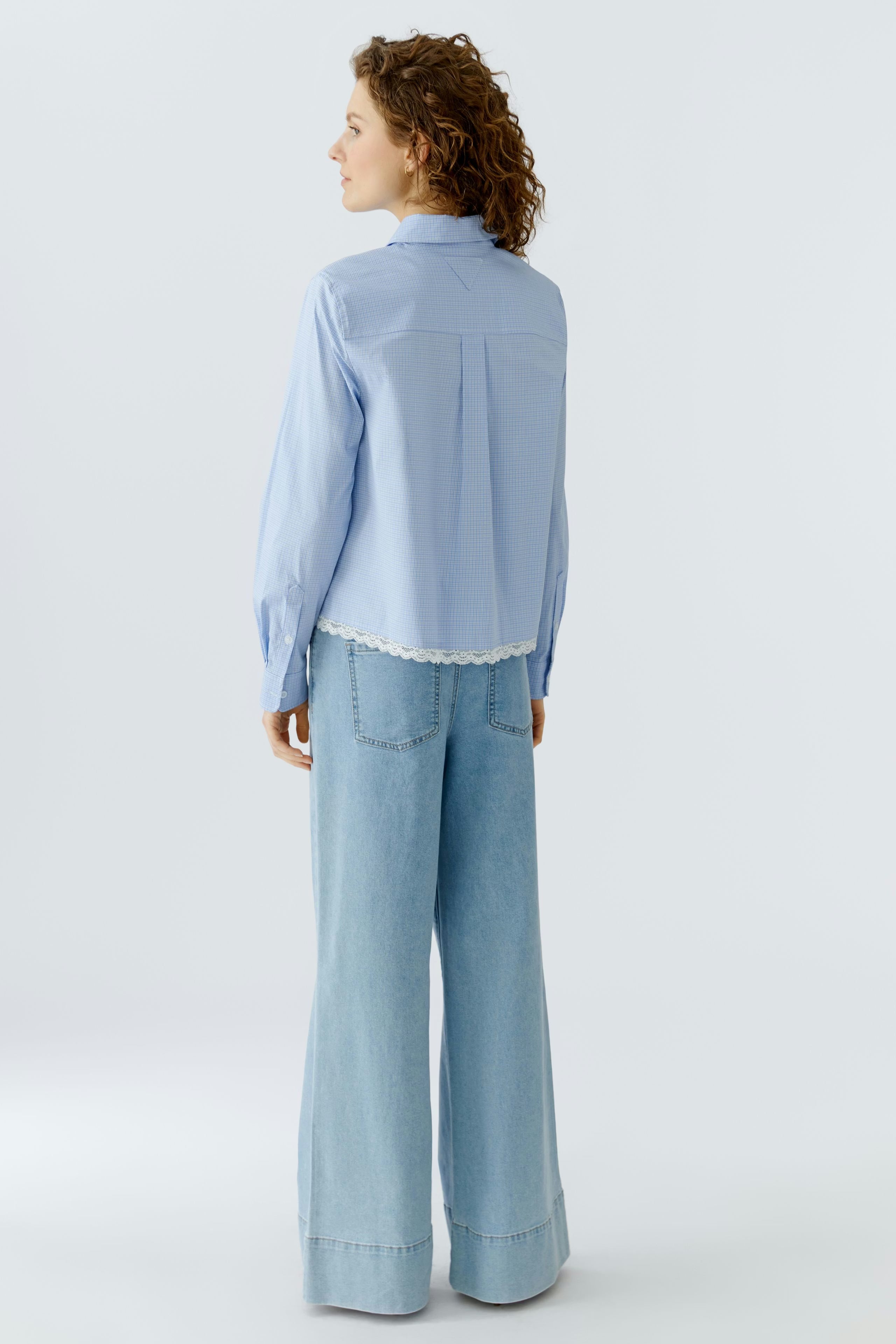 Oui - Blue Shirt Blouse
